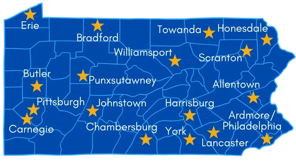 Map of Offices
